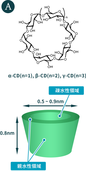 図8. 環状オリゴ糖と粉末化ホタテ由来プラズマローゲン