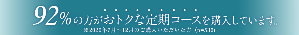 81%の方がおトクな定期購入で購入しています。